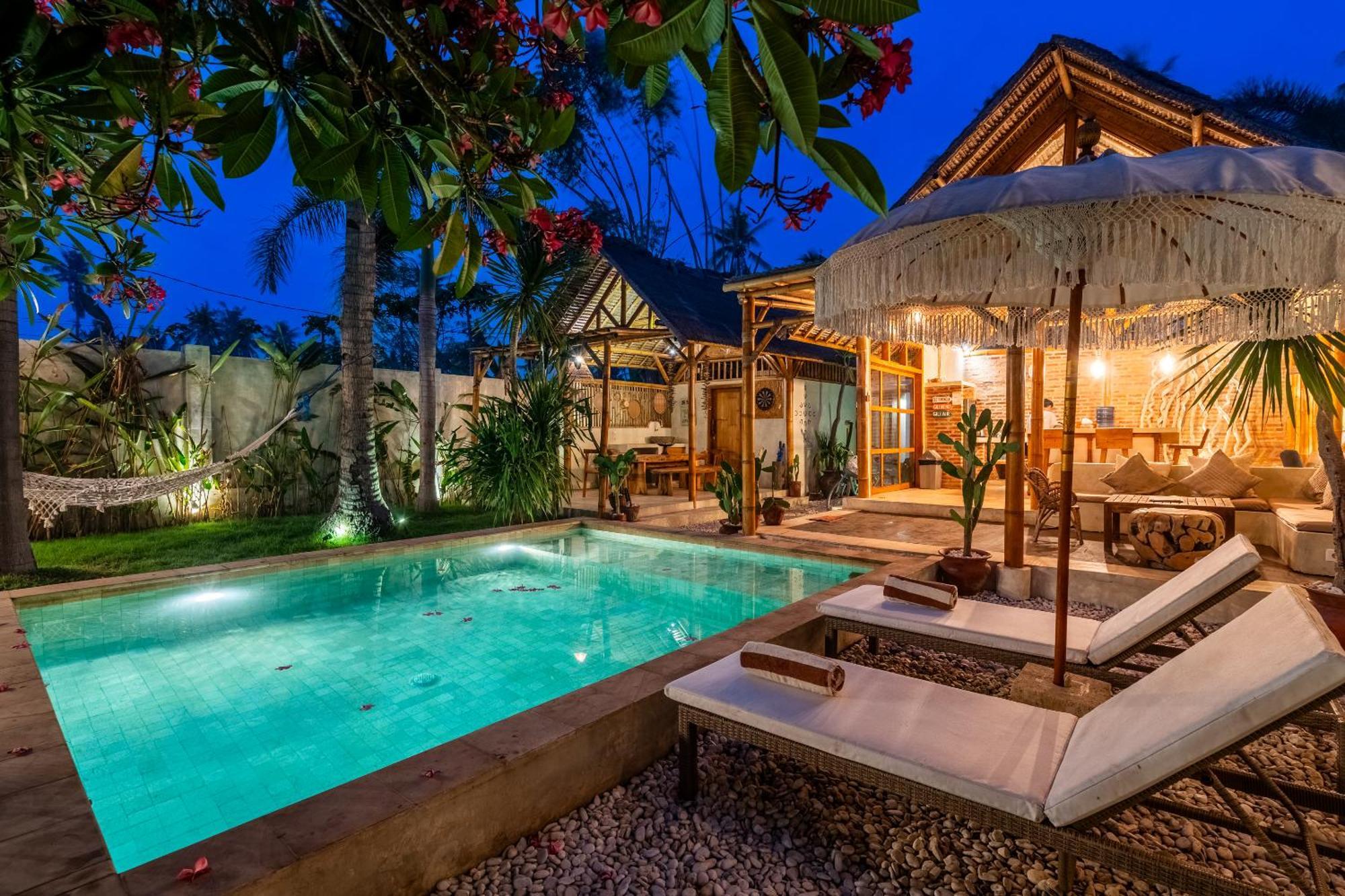 Villa Burung Gili Air Ngoại thất bức ảnh