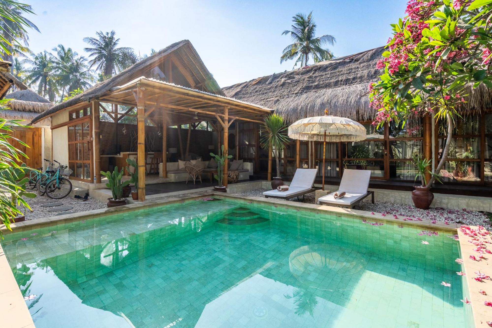 Villa Burung Gili Air Ngoại thất bức ảnh